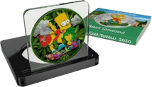 1 Unze Silber Bart Simpson Rasta 2020 (Auflage: 100 | coloriert)