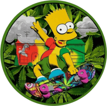 1 Unze Silber Bart Simpson Rasta 2020 (Auflage: 100 | coloriert)