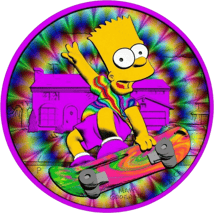 1 Unze Silber Bart Simpson Trip 2020 (Auflage: 100 | coloriert)