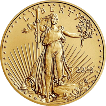 1 Ounce Gold American Eagle 2022 (Type II)