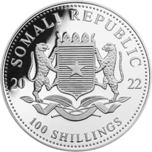 1 Unze Silber Somalia Elefant 2022