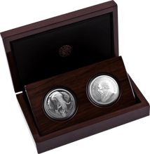Big Five Silber Krügerrand Privymark Set Elefant 2021 (Auflage: 1.000 | Polierte Platte)