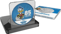 1 Unze Silber Donald Duck 85 Jahre 2019 (Auflage: 100 | Metallic Blue)