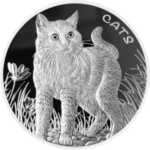 1 Unze Silber Katze 2021 (Auflage: 12.000)