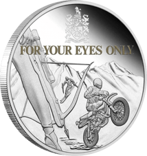 1 Unze Silber 40 Jahre  For Your Eyes Only 2021 PP (Auflage:5.000 | Polierte Platte)