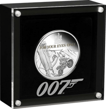 1 Unze Silber 40 Jahre  For Your Eyes Only 2021 PP (Auflage:5.000 | Polierte Platte)