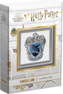1 Unze Silber Ravenclaw Wappen 2021 PP (Auflage: 5.000 | coloriert | PP)