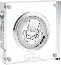 2 Unze Silber Bart Simpson 2022 PP HR (Auflage: 3.000 | Polierte Platte | High Relief)