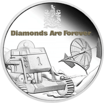 1 Unze Silber 50 Jahre Diamonds are forever 2021 (Auflage:5.000 | PP)