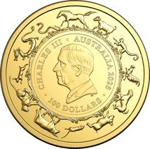 1 Unze Gold Lunar Serie RAM Pferd 2026 (Auflage: 5.000)