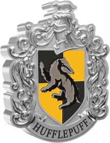 1 Unze Silber Hufflepuff Wappen 2021 PP (Auflage: 5.000 | coloriert | PP)