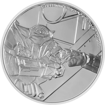 1 Unze Silber Star Wars Grogu Baby Yoda 2022 PP (Auflage: 5.000 | Polierte Platte)