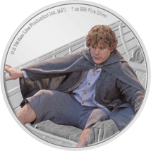 1 Unze Silber Herr der Ringe Samweise Gamdschie 2021 (Auflage: 3.000 | Polierte Platte)