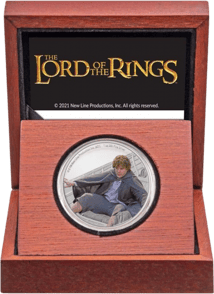 1 Unze Silber Herr der Ringe Samweise Gamdschie 2021 (Auflage: 3.000 | Polierte Platte)