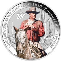1 Unze Silber John Wayne 2022 (Auflage. 3.000 | coloriert)