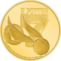 1/4 Unze Gold Goldener Schnatz 2022 PP (Auflage: 500 | Polierte Platte)