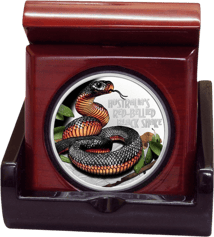 1 Unze Silber Rotbauch-Schwarzotter 2022 PP (Auflage: 2.500 | coloriert | Polierte Platte)