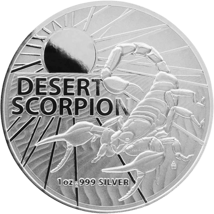 1 Unze Silber Wüstenskorpion 2022 (Auflage: 25.000)
