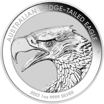 1 Unze Silber Wedge Tailed Eagle 2022 (Auflage: 50.000)
