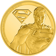 1/4 Unze Gold DC Classic Heroes Superman 2022 PP (Auflage: 500 | Polierte Platte)