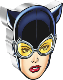 1 Unze Silber Cat Woman Faces of Gotham 2022 PP (Auflage: 5.000 | coloriert)