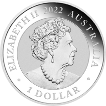 1 Unze Silber Perth Mint Schwan 2022 (Auflage: 25.000)