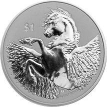 1 Unze Silber Pegasus 2022 (Auflage: 10.000 Stücke)