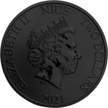 1 Unze Silber Superman 2021 (Auflage: 100 | coloriert | Ruthenium)