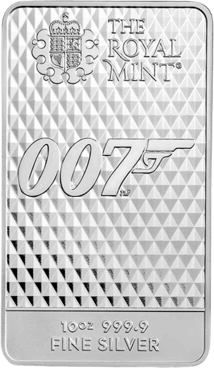 10 Unze Silberbarren James Bond Diamonds are forever