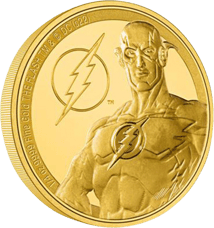 1/4 Unze Gold DC Classic Heroes Flash 2022 PP (Auflage: 500 | Polierte Platte)