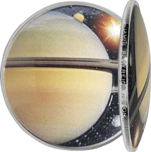 1 Unze Silber Sonnensystem Saturn 2022 (Auflage: 1.500 | gewölbt)