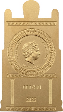 3 Unze Silber Cook Islands Göttervater Zeus 2022 PP HR (Auflage: 501 | Ultra High Relief)