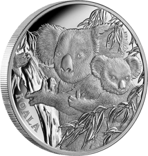 1 Unze Silber Koala - Australiens Ikone 2022 PP (Auflage. 750 | Polierte Platte)