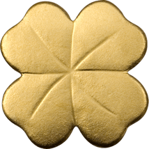 0,5g Gold Vierblättriges Kleeblatt (Auflage: 25.000)