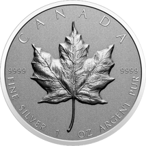 1 Unze Silber Maple Leaf 2022 (Auflage: 7.000 | Ultra High Relief | Reverse Proof)