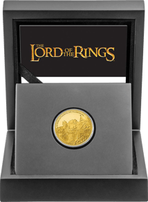 1/4 Unze Gold Herr der Ringe Bruchtal 2022 PP (Auflage: 300 | Polierte Platte)