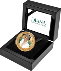 1 Unze Gold Diana Prinzessin von Wales 2022 PP (Auflage: 150 | Polierte Platte | coloriert)