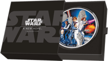 1kg Silber Star Wars A New Hope 2022 PP (Auflage: 100 | coloriert | Polierte Platte)