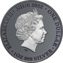 1 Unze Silber Schleiereule 2022 Black Proof Australien bei Nacht 2022 (Auflage.1.000)