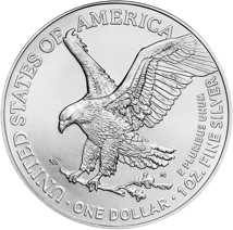 1 Unze Silber American Eagle 2023 (Typ II)