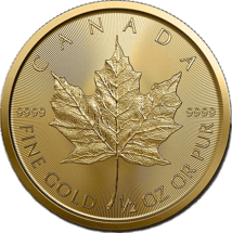 1/2 Unze Gold Maple Leaf 2023