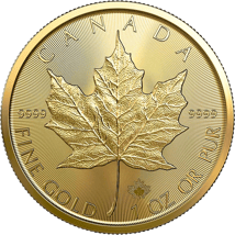 1 Unze Gold Maple Leaf 2023