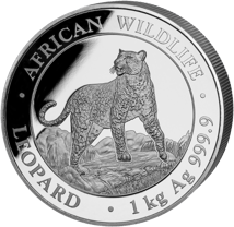 1 kg Silber Wildlife Leopard 2022 (Auflage: 500)