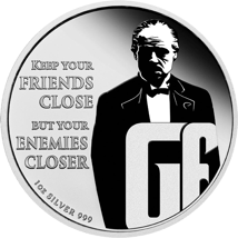 1 Unze Silber Der Pate - 50. Jubiläum 2022 (Auflage: 1.000 | Polierte Platte)