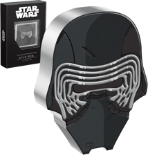 1 oz Silver Kylo Ren 2022 PP (Mintage: 10,000 | colorized | Proof)