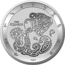 1 Unze Silber Sternzeichen Wassermann 2022