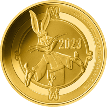 1 Unze Gold Lunar Bugs Bunny 2023 (Auflage: 100 | Polierte Platte)
