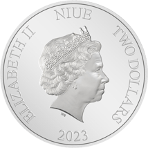 1 Unze Silber Lunar Bugs Bunny 2023 (Auflage: 2.023 | coloriert | Polierte Platte)