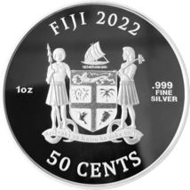 1 Unze Silber Fiji Dogs 2022 (Auflage: 12.000)