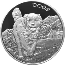 1 Unze Silber Fiji Dogs 2022 (Auflage: 12.000)